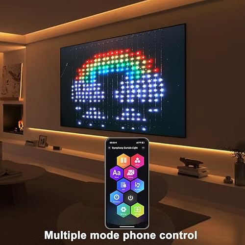 Miniatura 1 de Opvande Luz de cortina Diankong