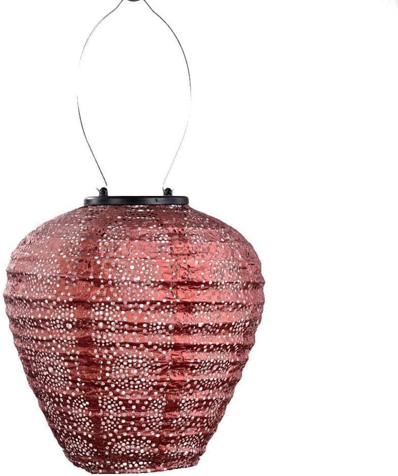 Lumiz 227183-7.8" Balloon Copper Occult Pattern Lantern (Balloon Occult Lantern, Copper (LUM143))
