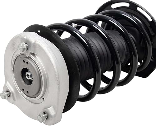 Miniatura 141 de TRQ Kit de suspensión delantera, conjunto de amortiguadores y resortes, barra estabilizadora, enlace estabilizador compatible con Chevrolet