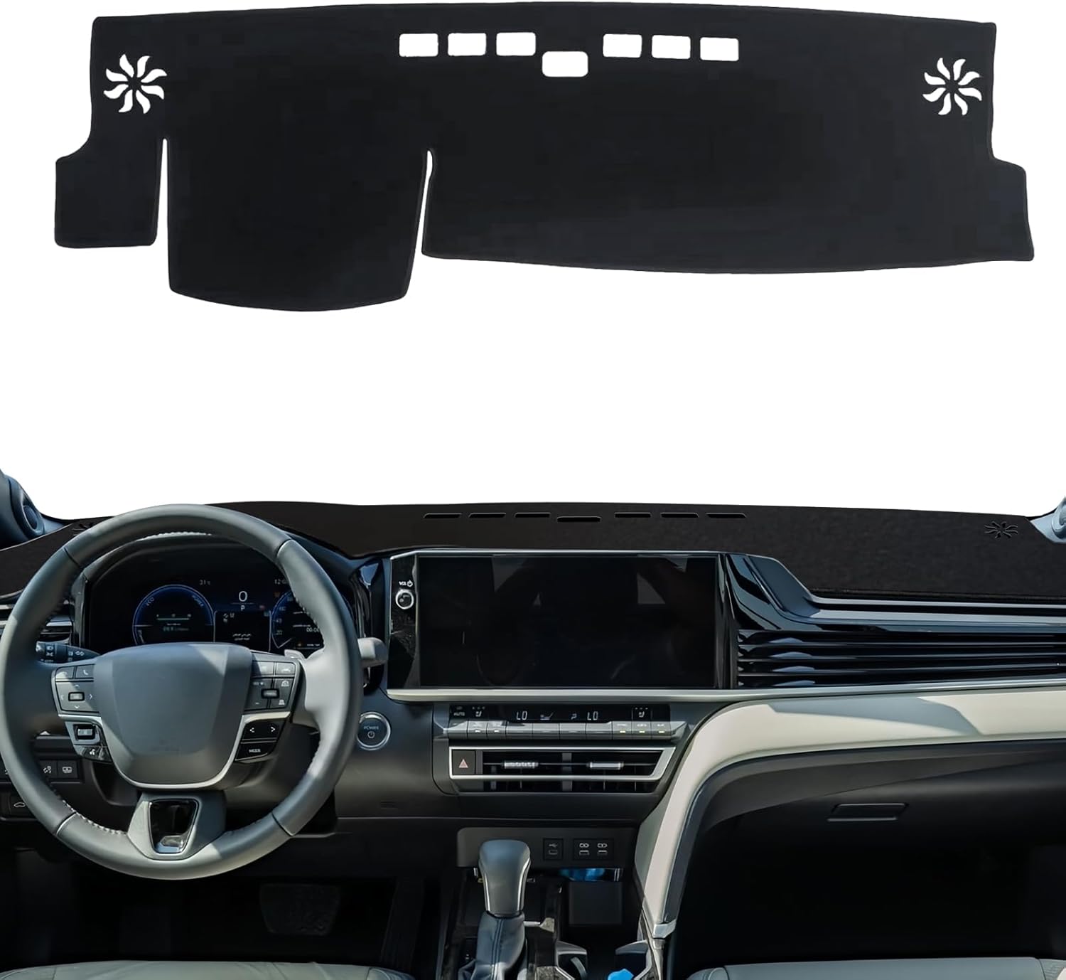 POSAID Dash Cover for 2025 2026 Toyota Camry Dashboard Cover Mat for 2025 Camry Accessories, Black
