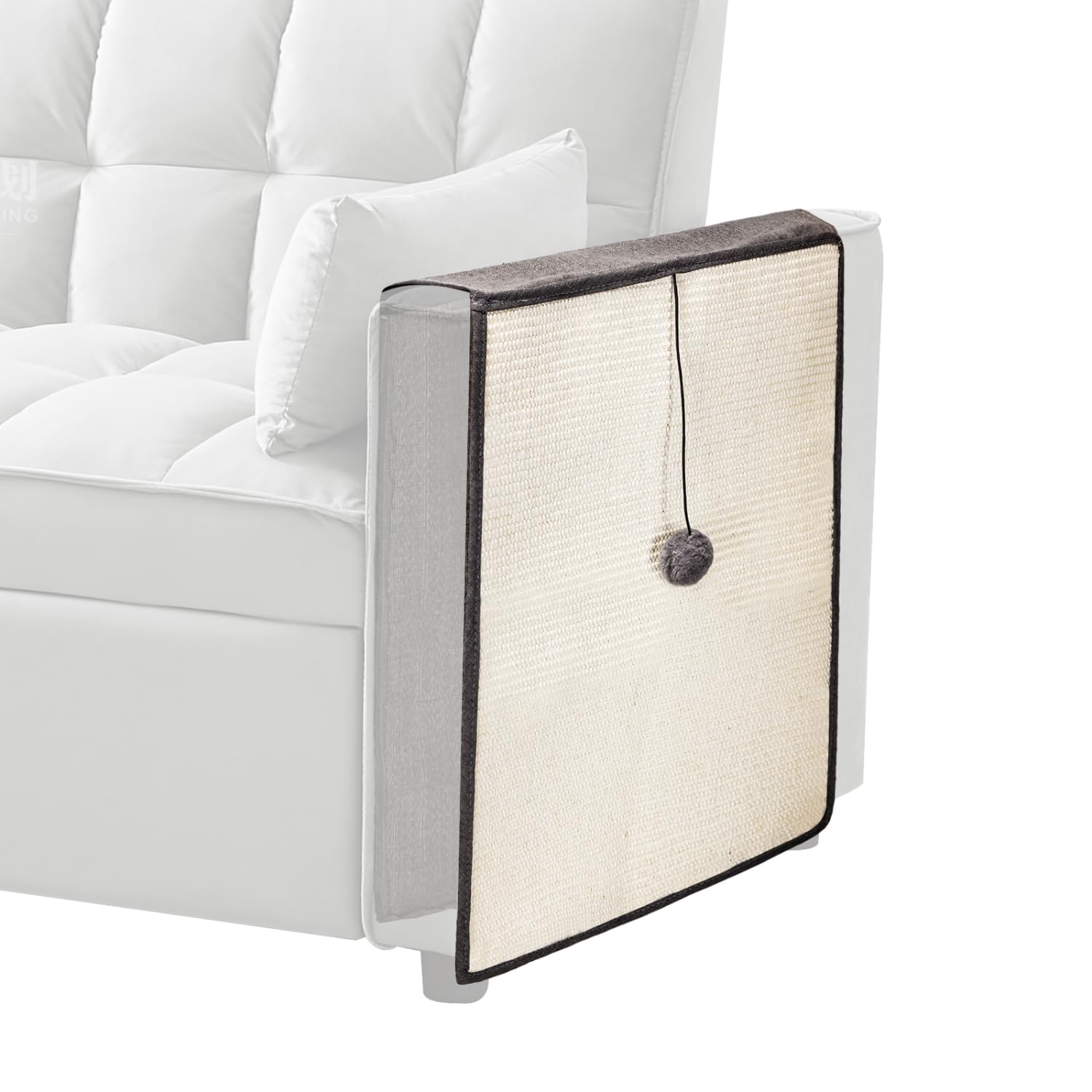 Protector Para Sofá Y Muebles De Sisal - Rascador Para Gatos 40x20 Cm, Con Correas De Velcro, Antiarañazos
