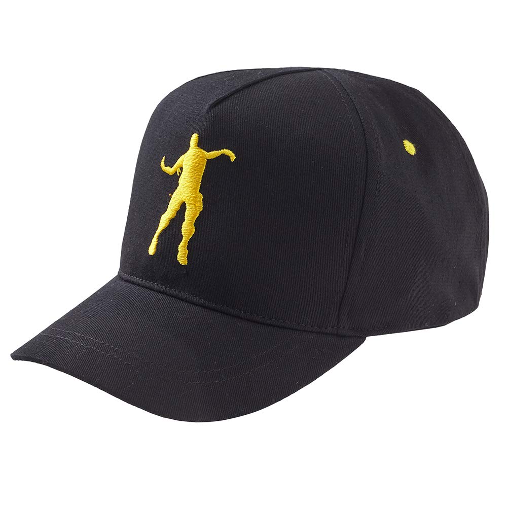 Boys Girls Kids Gaming Knitted Beanie Hats Baseball Peak Caps UK Seller - Yellow Worm Peak Cap - 6-10 Years