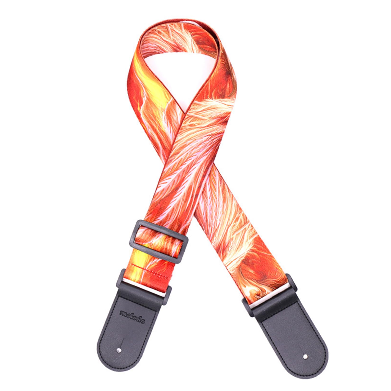 JSHshield Guitar Strap,Guitar Accessories,Fluorescent jacquard Adjustable Guitar Shoulder Strap for Bass Electric & Acoustic Guitar