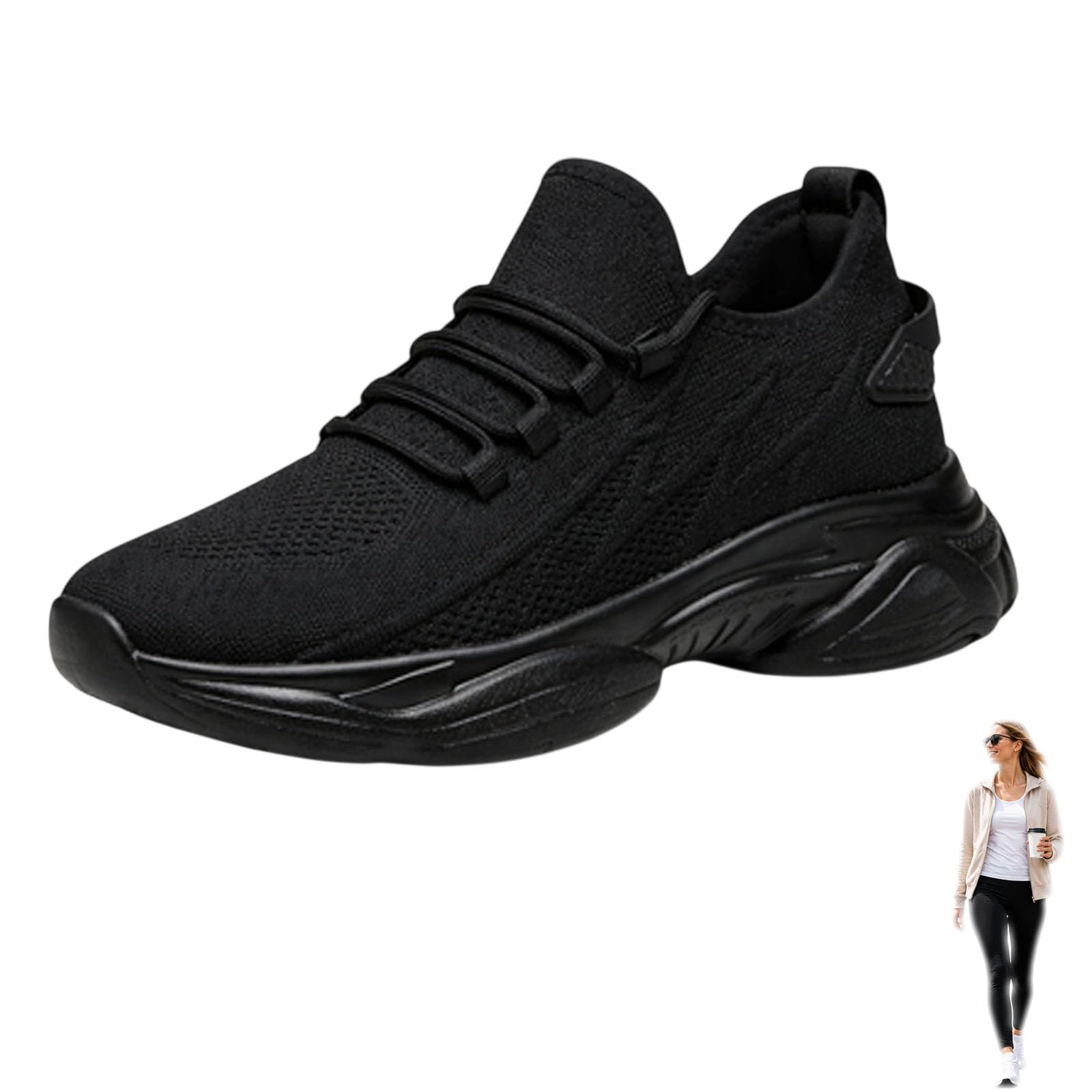 4 Inch Elevator Shoes for Men & Women, Lightweight Height Elevate Sneakers with Cushioned Non Slip Sole