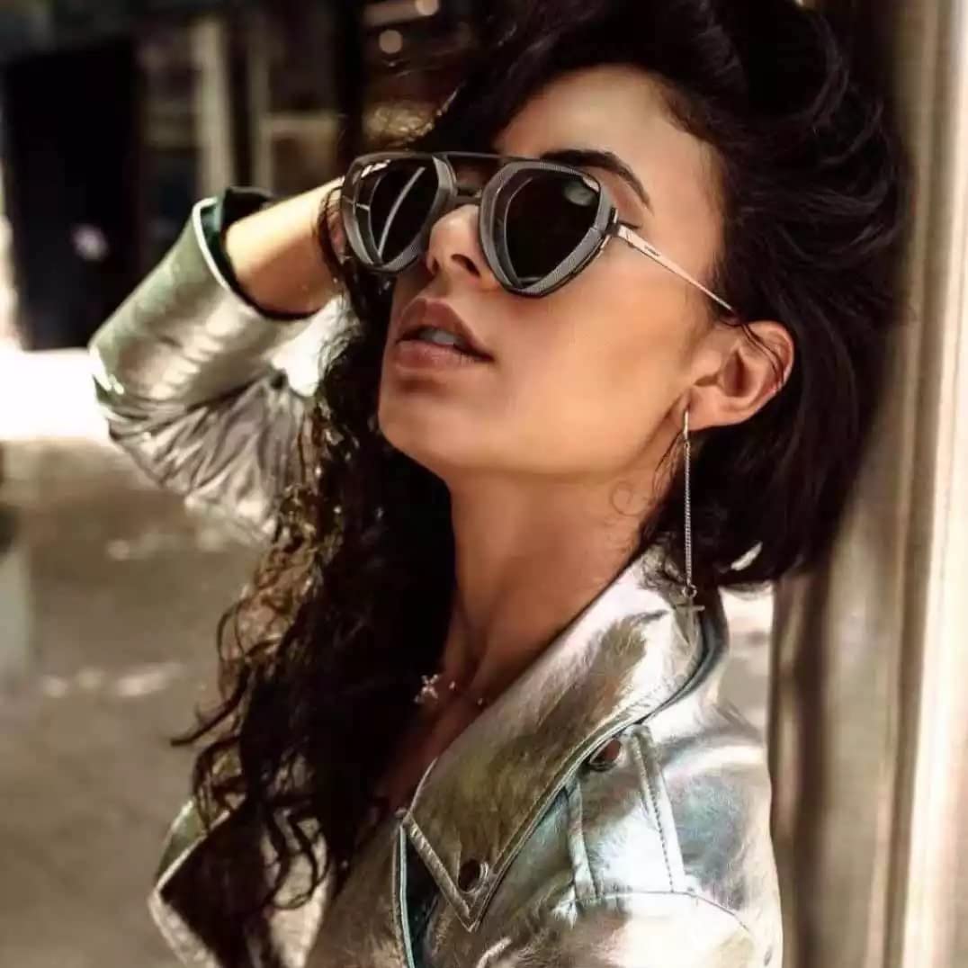AUGEN Gafas de sol unisex estilo piloto retro vintage con protección UV400, tamaño mediano (negro 3, 124)