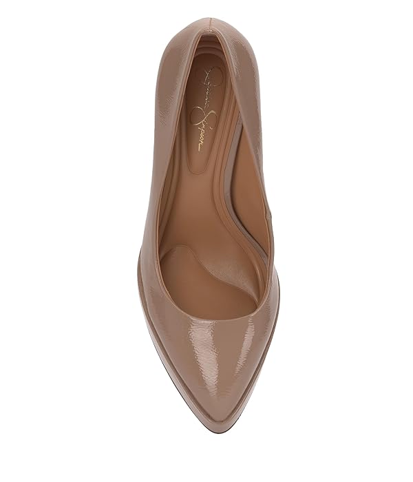 Jessica Simpson Women's Glynis Pointed Toe Platform Pump, Chai Latte, 8.5 by Jessica Simpson - Image 3