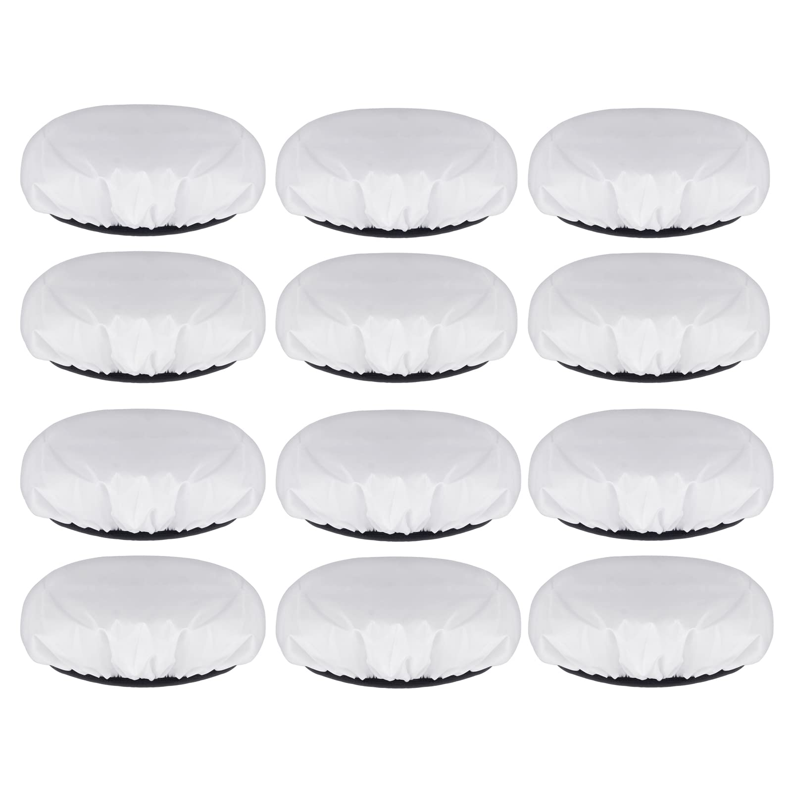 Newks 12-Pack 7 inches/180mm Soft White Diffuser Sock, Softens The Light Output, Perfect for Studio Strobe Reflector, Portrait, Product Photography and Video Shooting