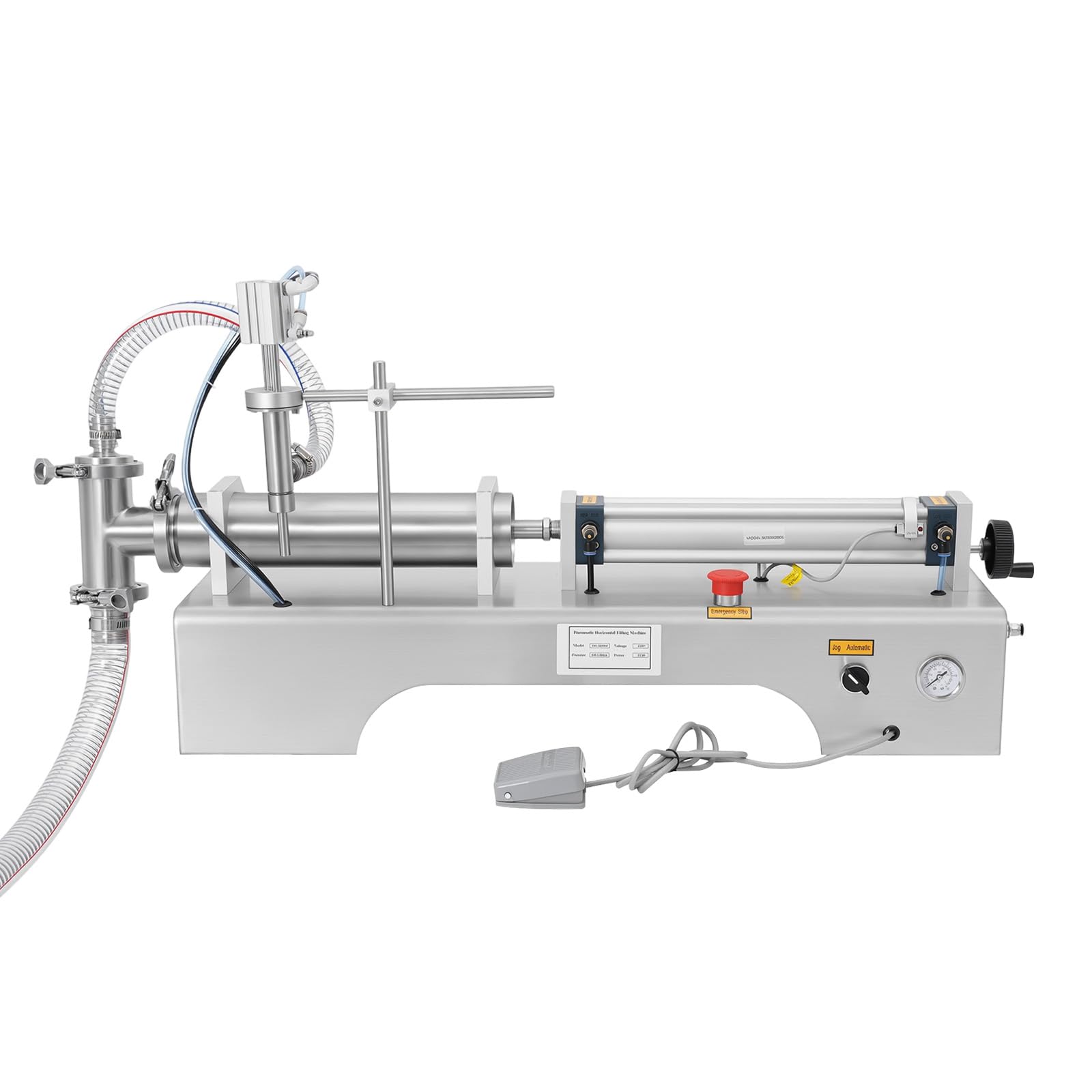 Edelstahl Pneumatik FlüSsigkeitsabfüLlmaschine Pneumatisch AbfüLlmaschine FüLlmaschine Liquid Filling Paste Machine Shampoo Automatisch Pneumatische FlüSsige Kosmetische Automatic Pneumatic Filler