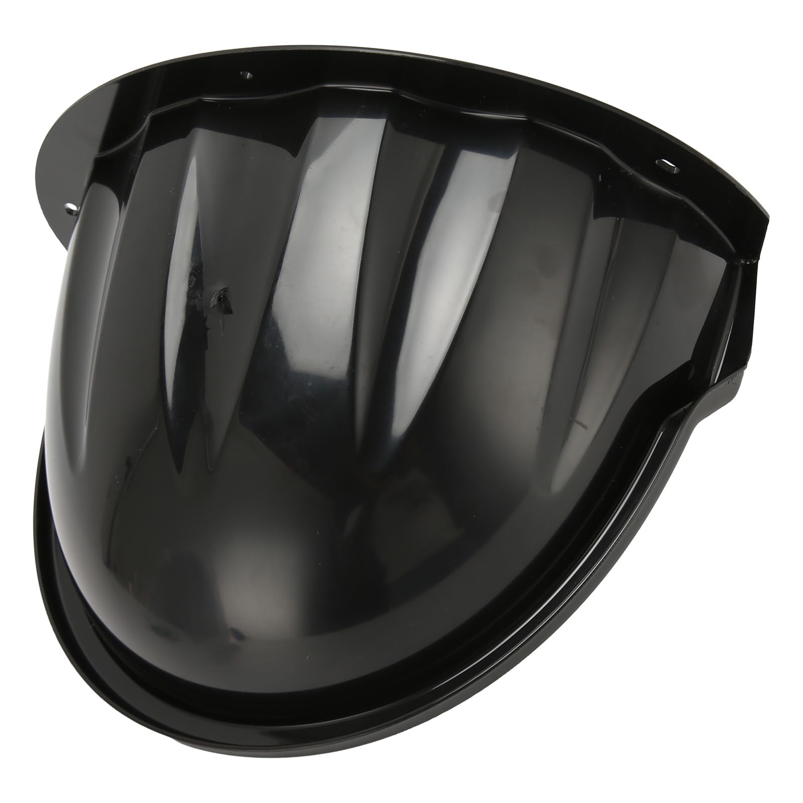 Cubierta de cámara de seguridad, pantalla de plástico ABS para cámara de seguridad al aire libre, diseño de cable imperceptible, cubierta de cámara instalación firme (negro)