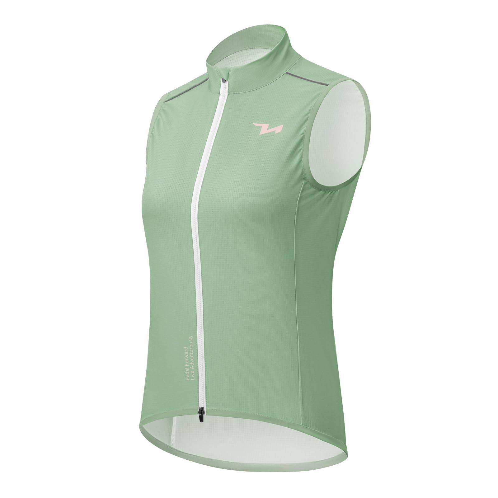 ROCKBROS TVI Damen Winddichte Weste Fahrradweste Leichtweight Atmungsaktiv Leichte Frauen Ärmellose Jacke Pendeln Laufen Wandern Camping Outdoorsport