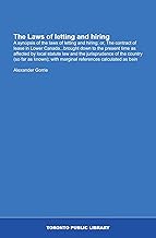 The Laws of letting and hiring