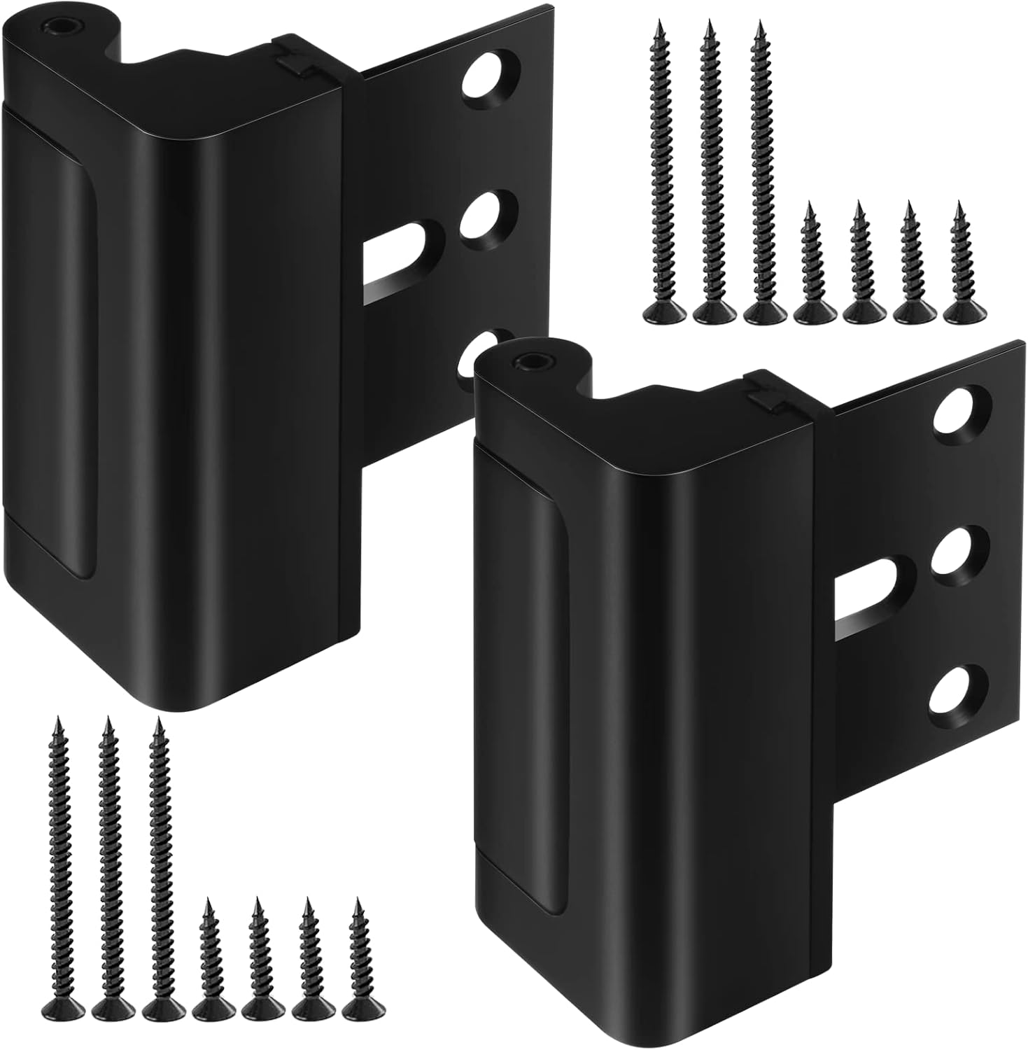 Door Reinforcement Lock 2Packs Home Security Door Lock, Easy to Install & Use Childproof Door