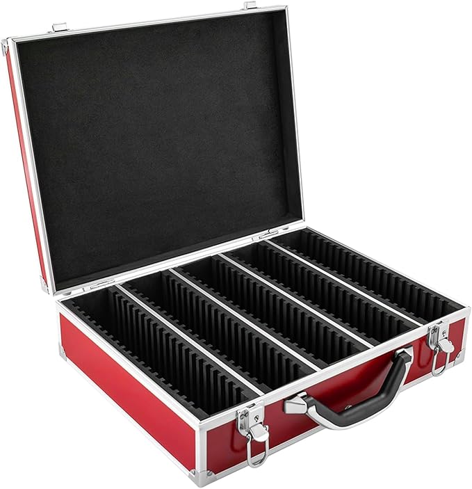 Aluminum Coin Storage Box 100 Graded Coin Slab Case