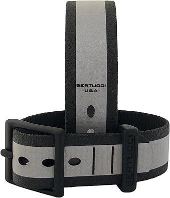 BERTUCCI TriduraTM Ultra-DutyTM Durable Watch Band, 22 mm - Black Reflecto