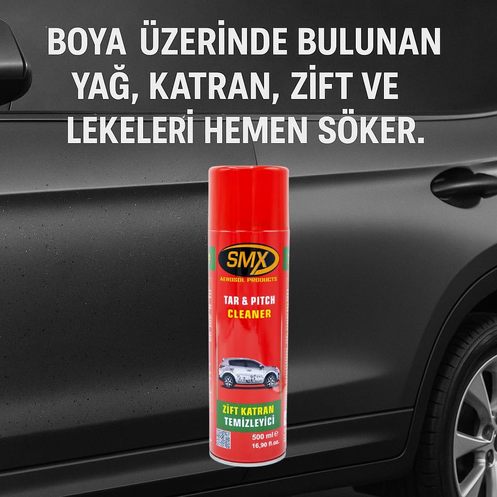 SMX Araç Zift Katran Temizleyici 500 ML : Amazon.com.tr: Otomotiv