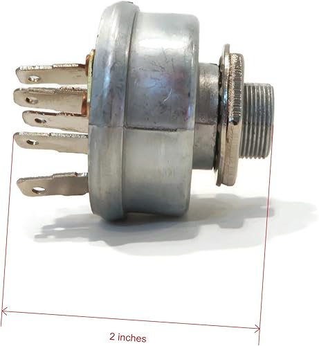 Miniatura 3 de The ROP Shop | Interruptor de llave de encendido con 2 llaves para tractores Cub Cadet 3184 3186 3206 3235 3240