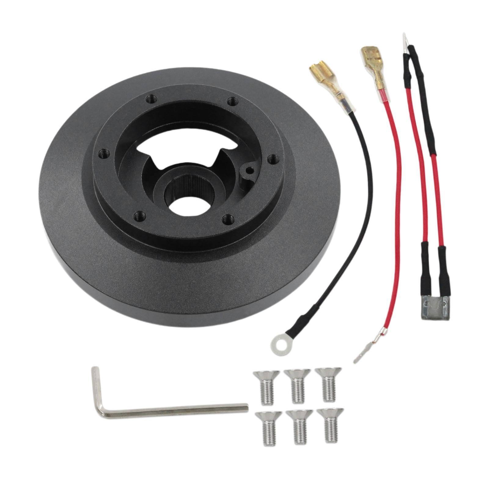 F Fityle Kit adattatore per mozzo corto per volante a 6 fori, accessori per auto, ricambi per veicoli, sostituisce E36 Z3 E39