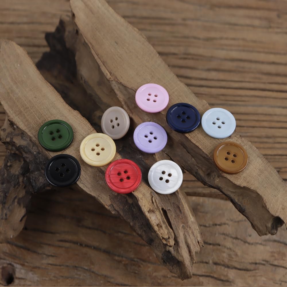 100 naturalnych guzików z muszli, 10-20 mm, 4 otwory, okrągłe i kolorowe, do koszul dziecięcych, swetrów, kamizelek, kostiumów, rzemiosła, akcesoriów do szycia