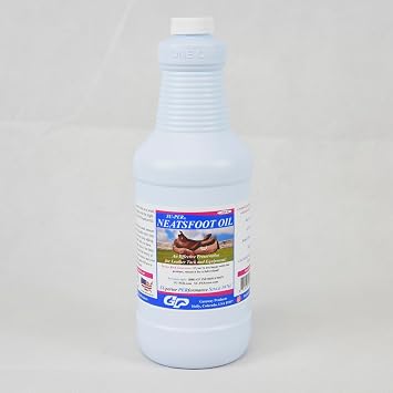 SU-PER Neatsfoot Oil Leather Preservative - Natural Preservative for Leather Tack and Equipment - 100% Ultra Prime Neatsfoot Oil - 1 Quart