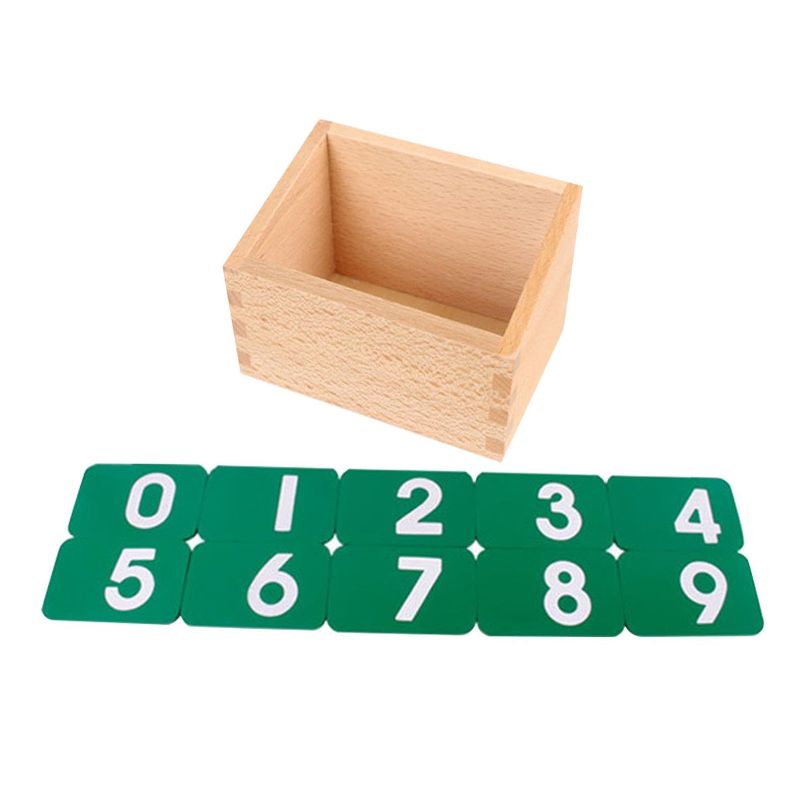 Cartes de Chiffres pour L'apprentissage Précoce, Outil Pédagogique de 0 à 9 pour Les Enfants D'âge Préscolaire, Professionnel