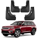 Lanniten Mud Flaps Mud Guards Fit for Jeep Grand Cherokee 2022-2023, Front & Rear Mud Splash Guards Accessories - 4 Pc, Black