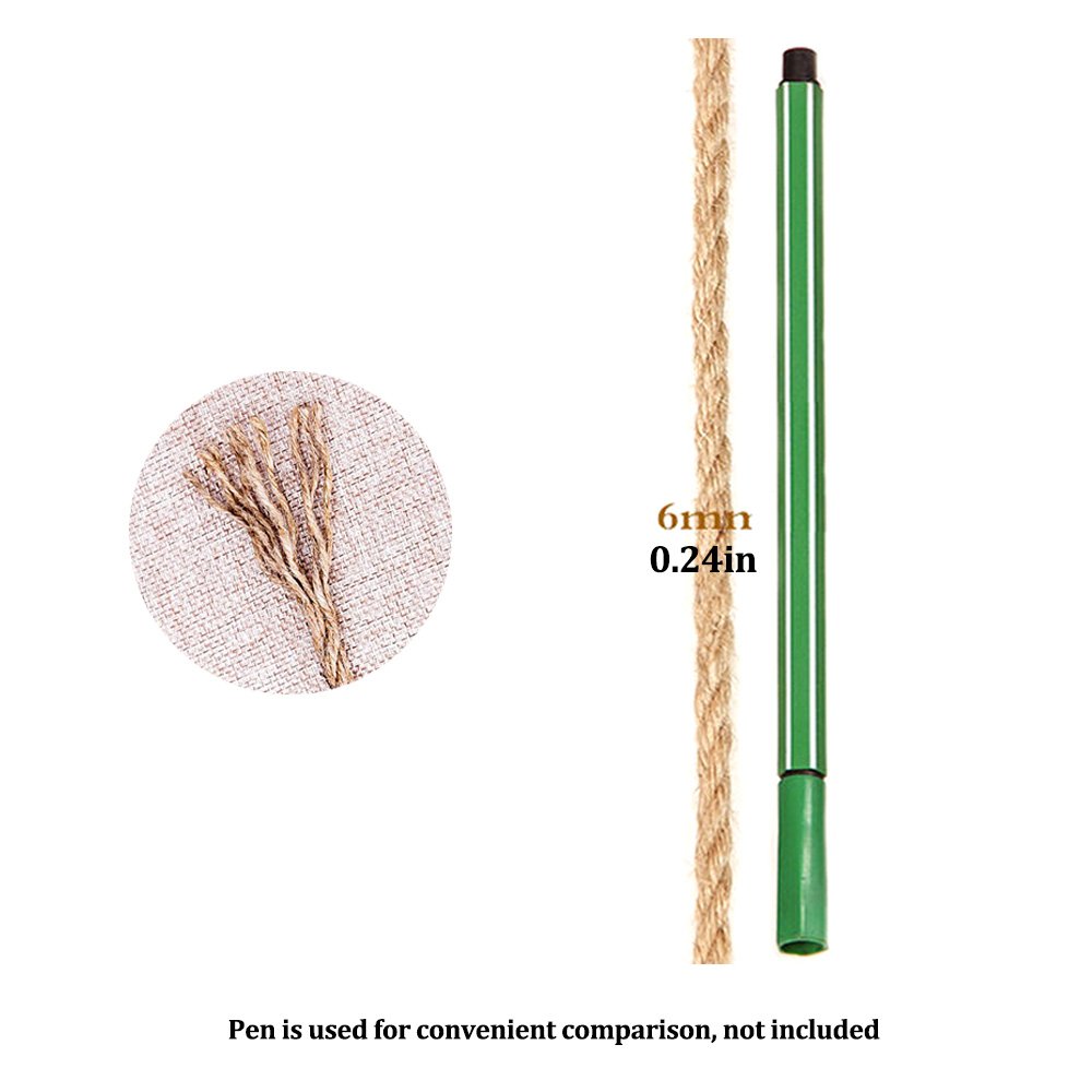 DIY Cat Scratcher Replacement Rope Natural Hemp Rope For Cat Trees - 0 ...