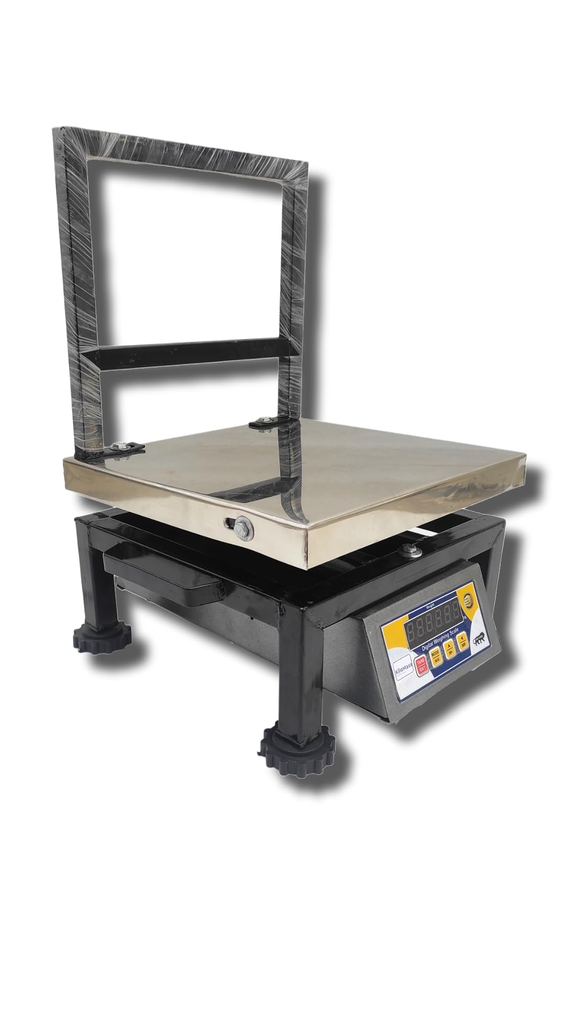 KiloMaxx KM-54, 100Kg Electronic Weighing Machine/Weighing Scale With Double Ultra Bright Green Display For Shop Industrial Uses Factories Corn (12 * 12 inches, Steel) (B0CBKXCY1F) Amazon Price History, Amazon Price Tracker