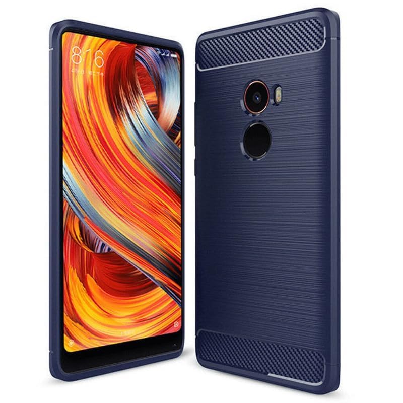 Image of Basic Case for Xiaomi Mi Mix 2 (Carbon Fibre Blue)