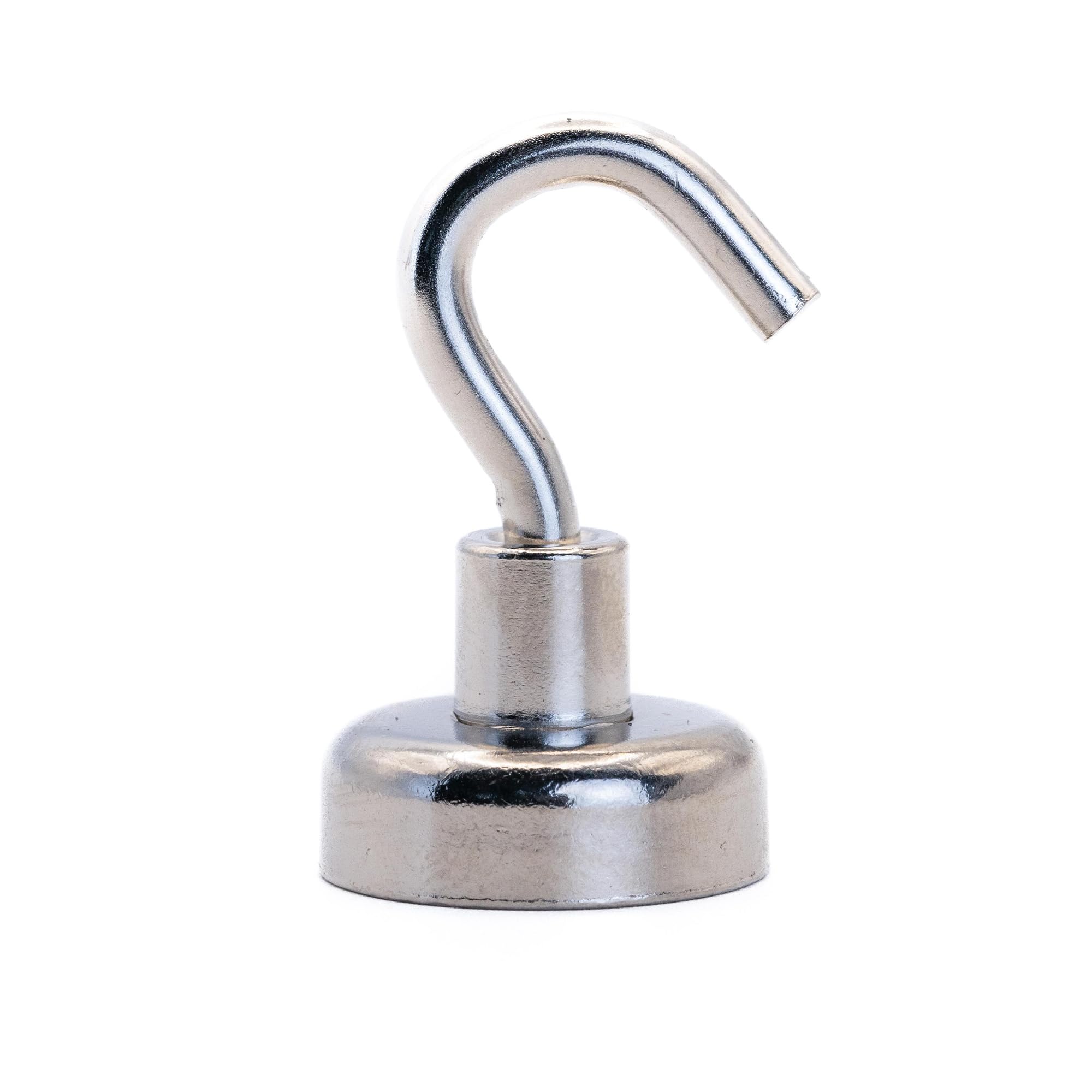 Magnet ExpertãÂ® 20Mm Dia Neodymium Clamping Magnet With M4 Hook - 18.3Kg Pull 5060185921335