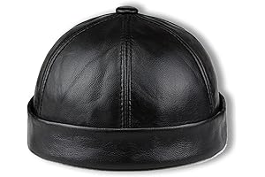 JGHJ Men Genuine Leather Skullcap: The Perfect Winter Companion