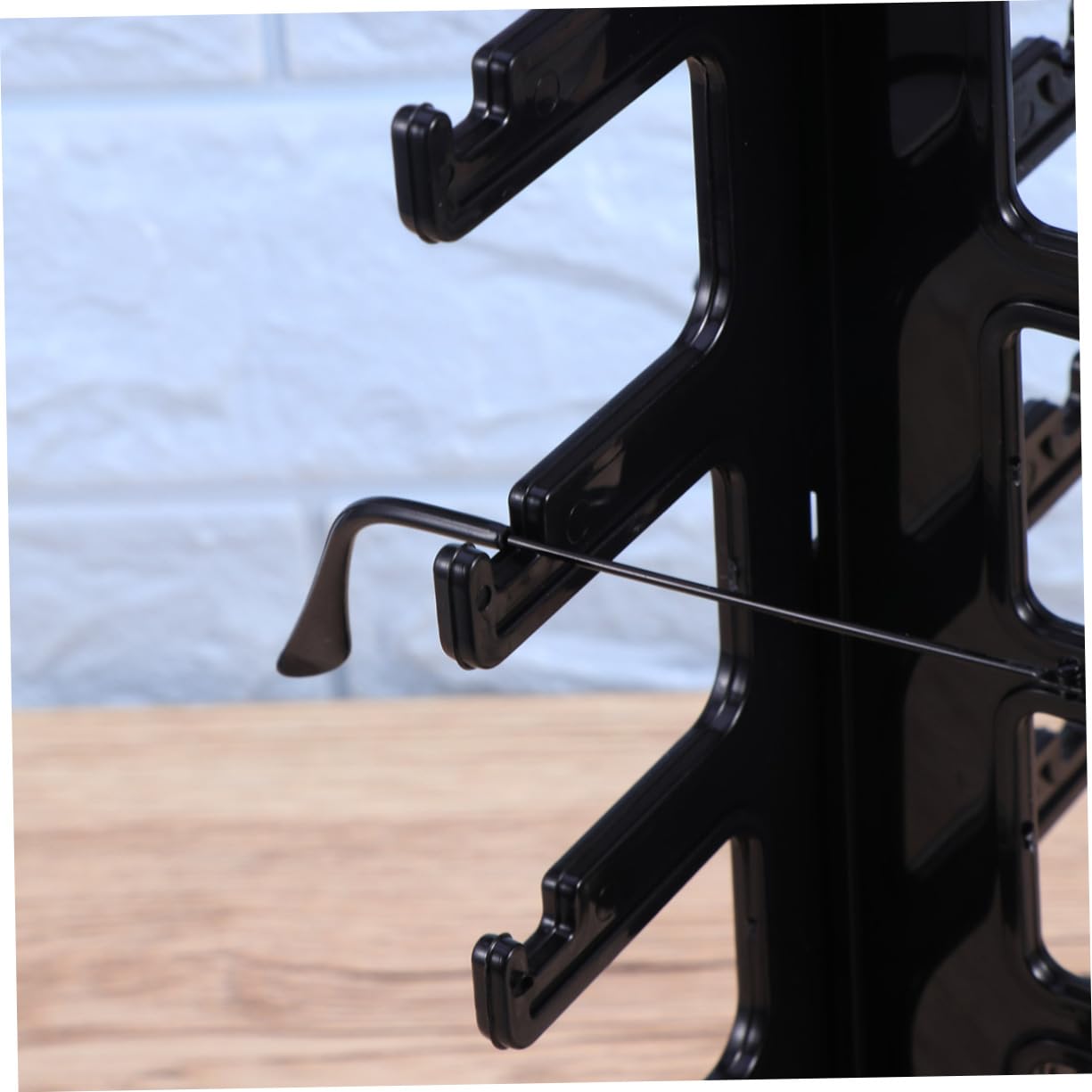 Mobestech 2pcs 6 Sunglasses Display Rack Sunglasses Rack Desktop Storage Rack Eyeglasses Organizer