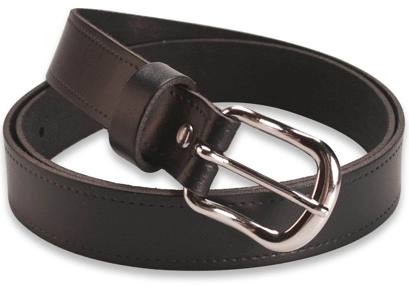 HawkdaleWomens Leather Belt - 1 Inch Skinny - Black, Brown, Tan - Made In The UK # 803-400
