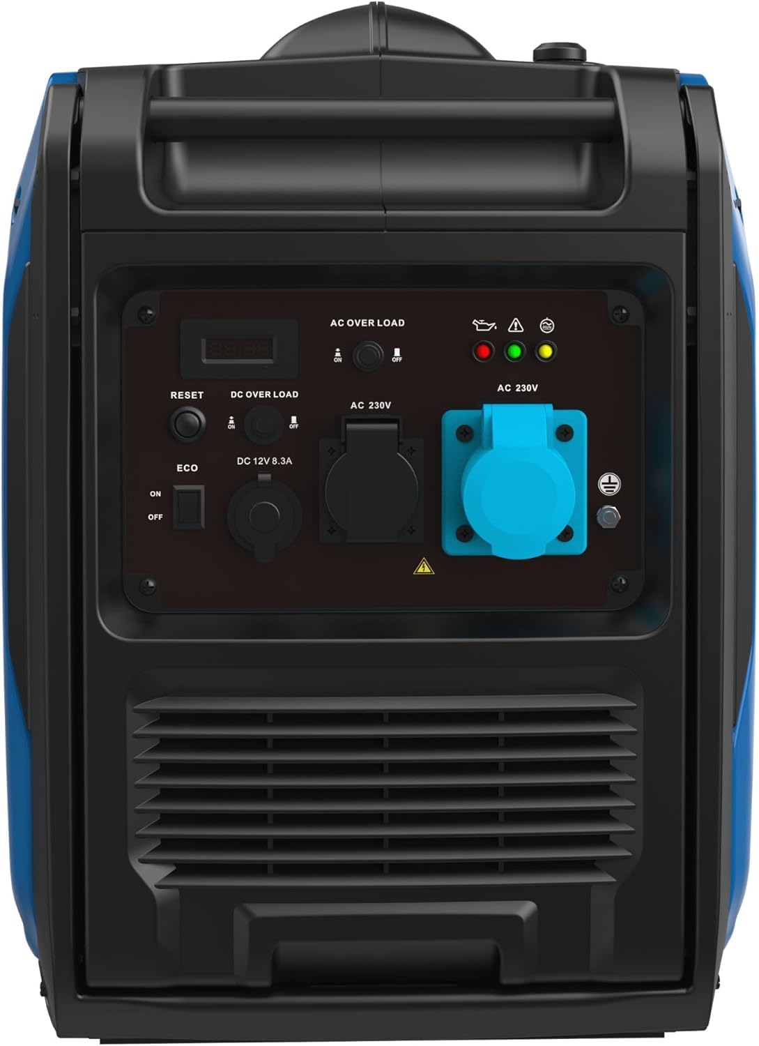 Hyundai Groupe Électrogène Inverter 5500 W / 5 kW Continu, Démarrage Électrique, Essence, Onde Sinusoïdale Pure, Réservoir 11 L, Garantie 3 Ans - HY6250SEi-EU