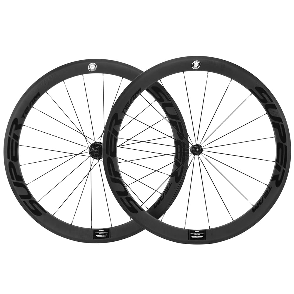 Superteam Carbon Fiber Road Bike Wheels 700C Clincher Wheelset