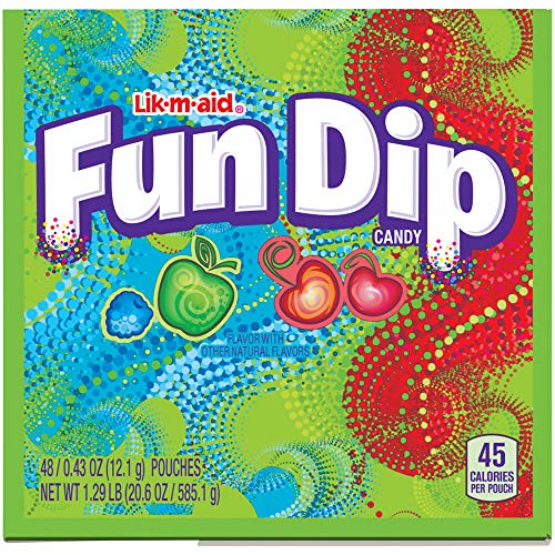 Wonka Fun Dip, Assorted Flavor Party Pack, 0.43 Ounce Packets, 48 Count (Pack of 2) - image 3