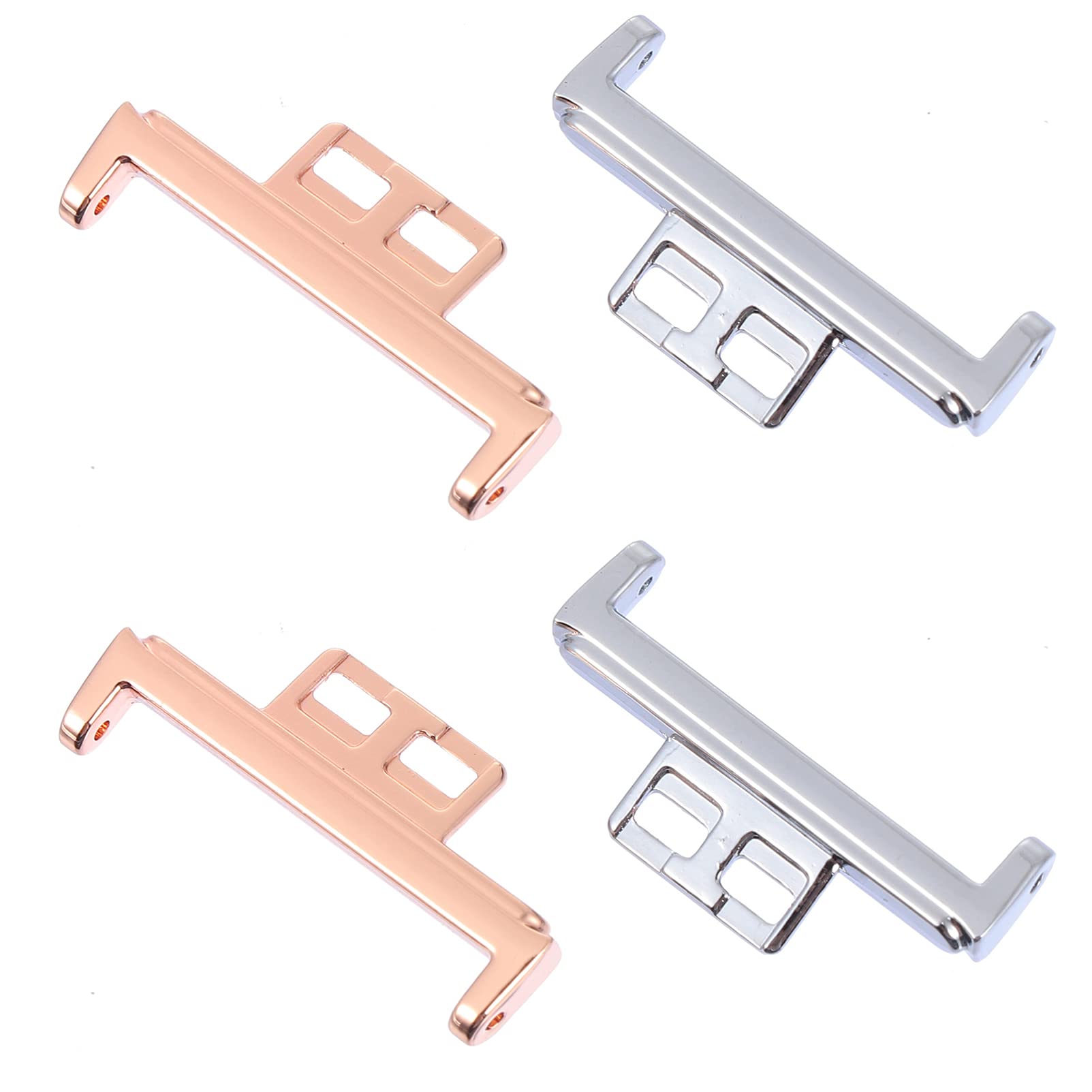 ibasenice Watch Connector Adapter for Watch Fit Smartwatch Strap Metal Linker 4Pcs Durable Replacement Accessory