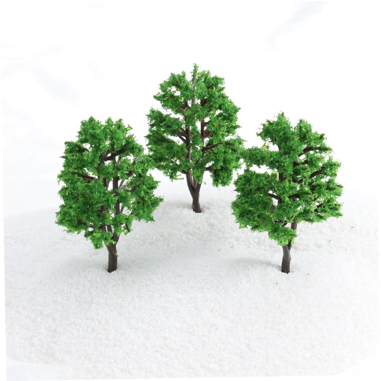 TEHAUX 5 Juegos De Árboles Verdes para Maquetas De Paisajes Escala 1:150 para Dioramas (20 Unidades)