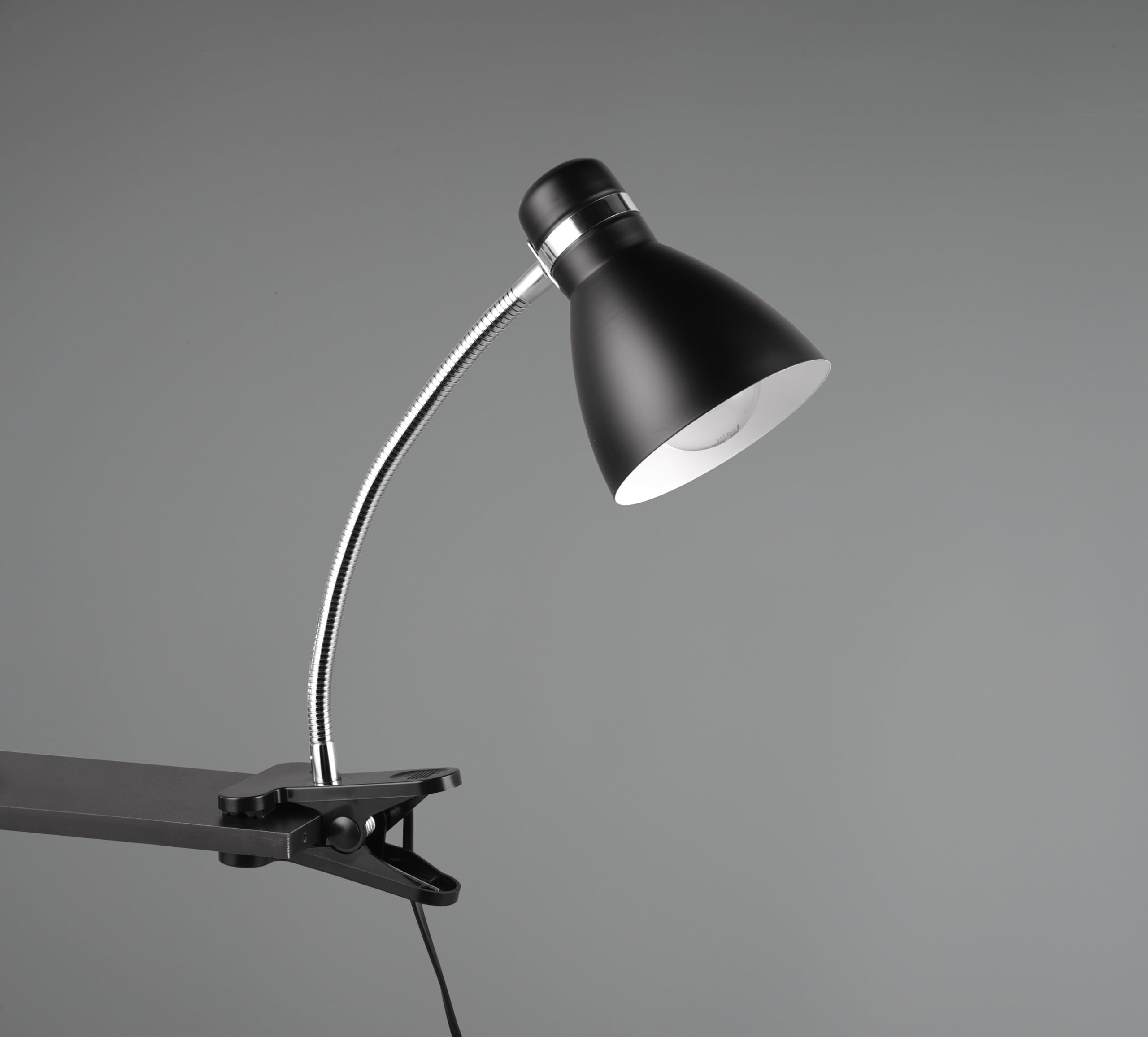 Reality Lampa zaciskowa Harvey R20731232, czarny matowy metal, z wyjątkiem 1x E27, Flexarm