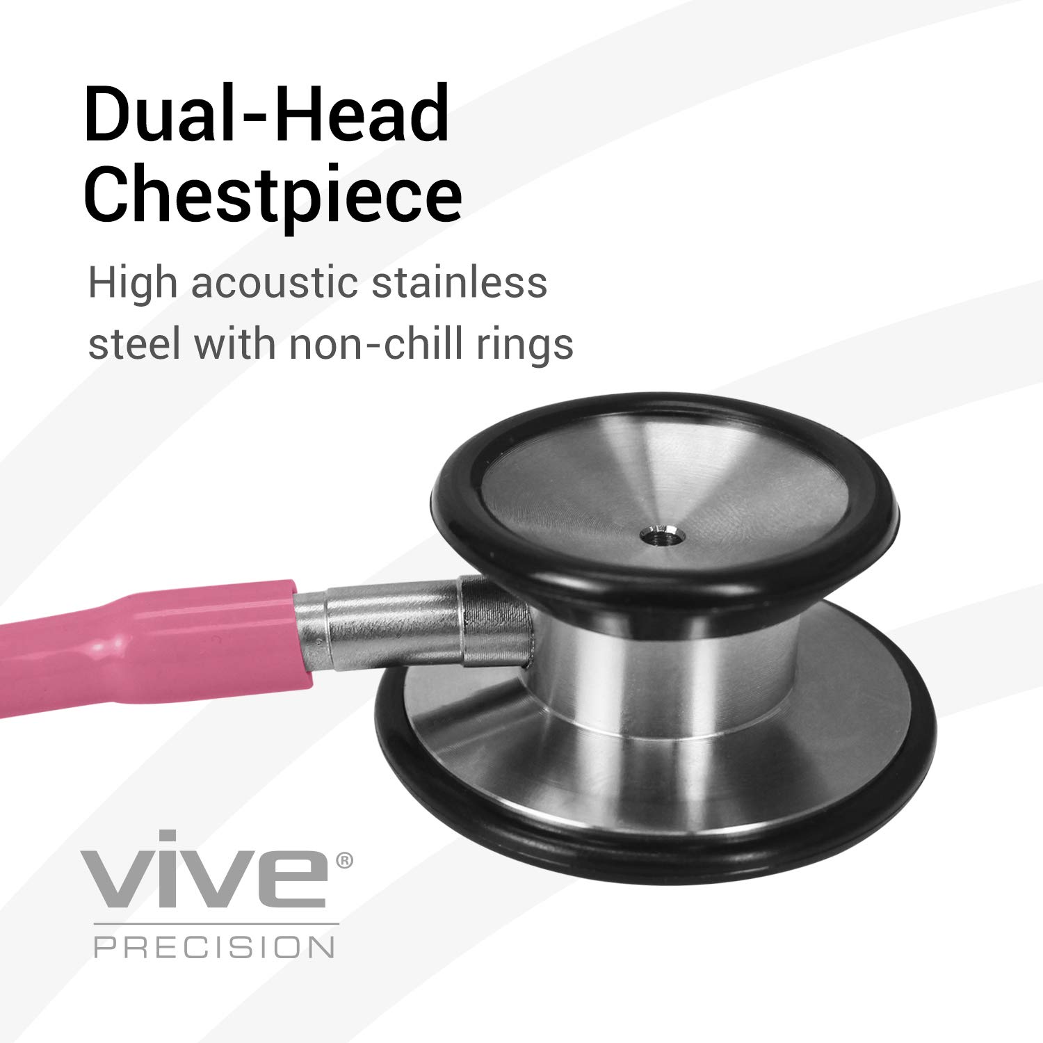 Buy Vive Precision Dualhead Stethoscope Dual Head Diaphragm Bell for