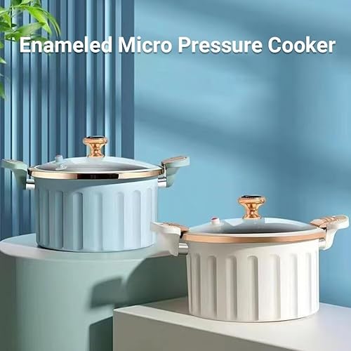 Miniatura 2 de Olla a presión, olla de presión de 8 L, olla instantánea, olla rápida de ramen, olla pequeña a presión, adecuada para carne, pasta, olla caliente,