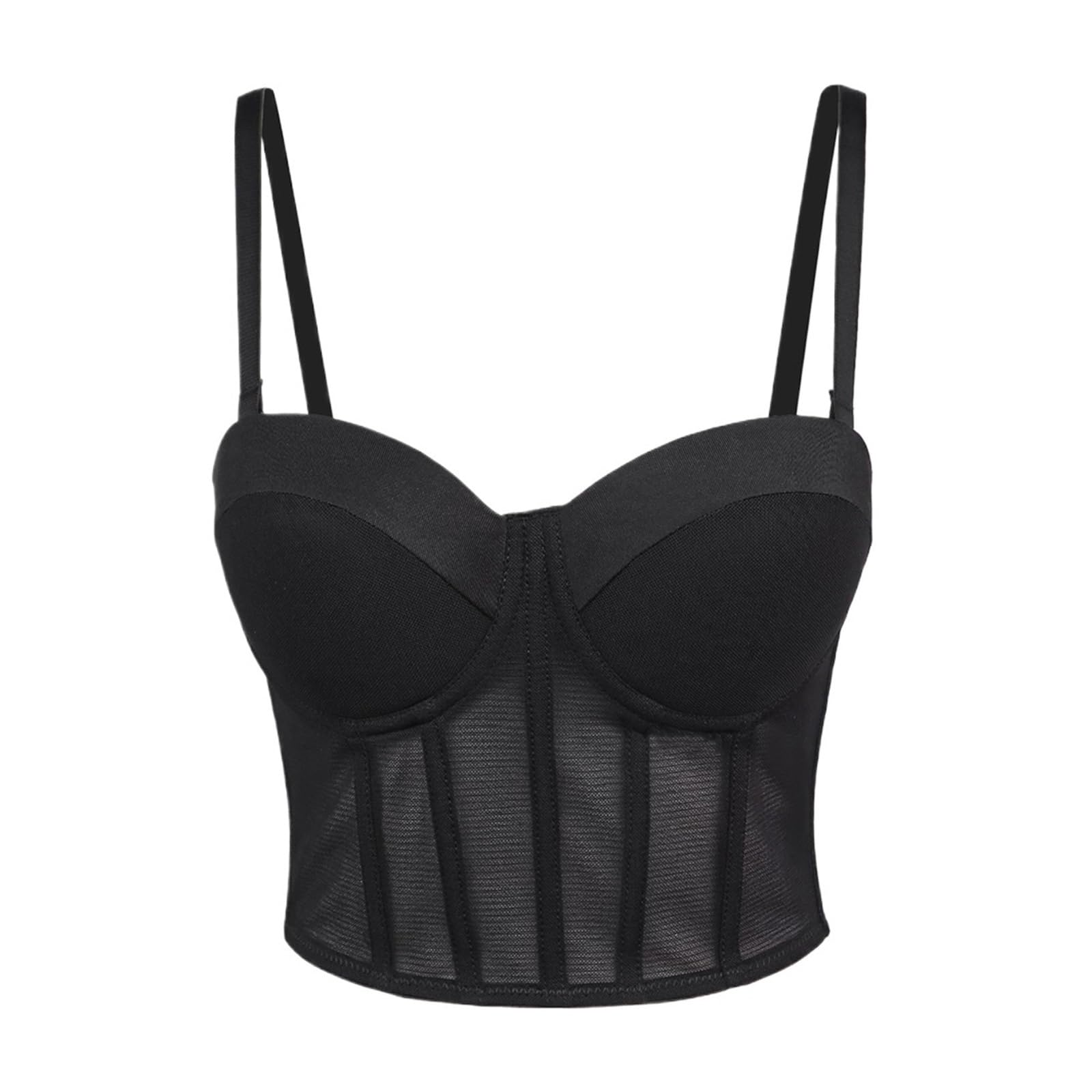Top filet respirant et corset à sangle pour vos sorties urbaines stylées
