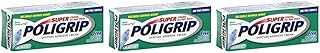 Super Poligrip Denture Adhesive Cream 0.75 Oz Travel Size (Pack of 3)