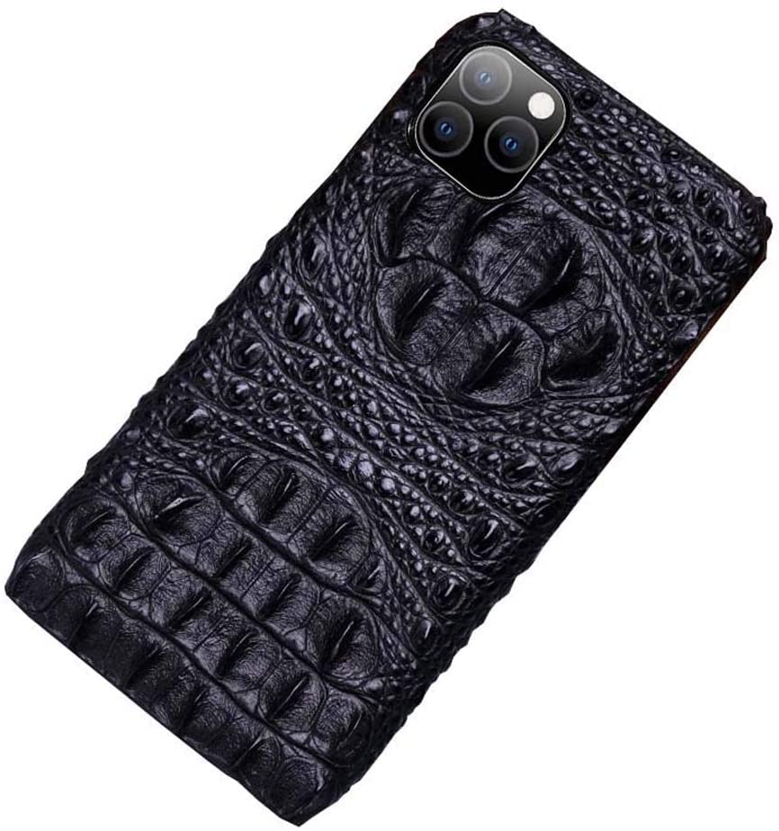 Étui en cuir crocodile iPhone 11 Pro Max chic et résistant aux chocs