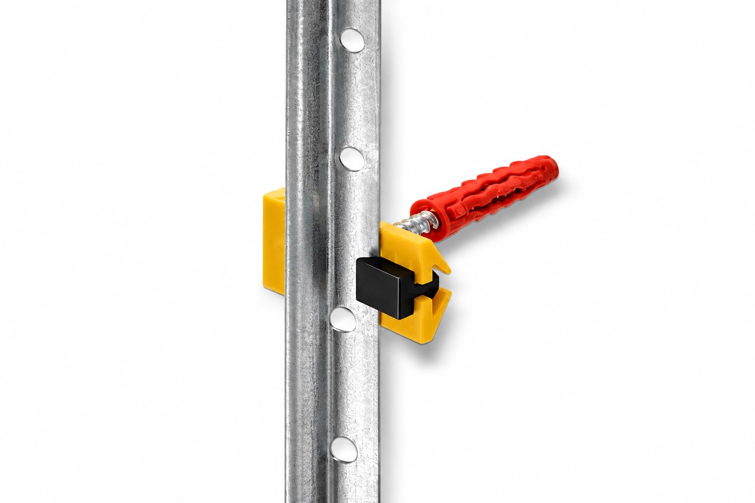 200 piezas de sistema de clips de enyesado rápido para la fijación de listones de construcción + tacos