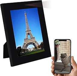 Photo Frame Camera 1080P WiFi, Motion Activated Hidden Camera Nanny Cam, Wireless Security Monitor for Home/Baby/Pet - Live Feed & Video Recording, Support iOS/Android