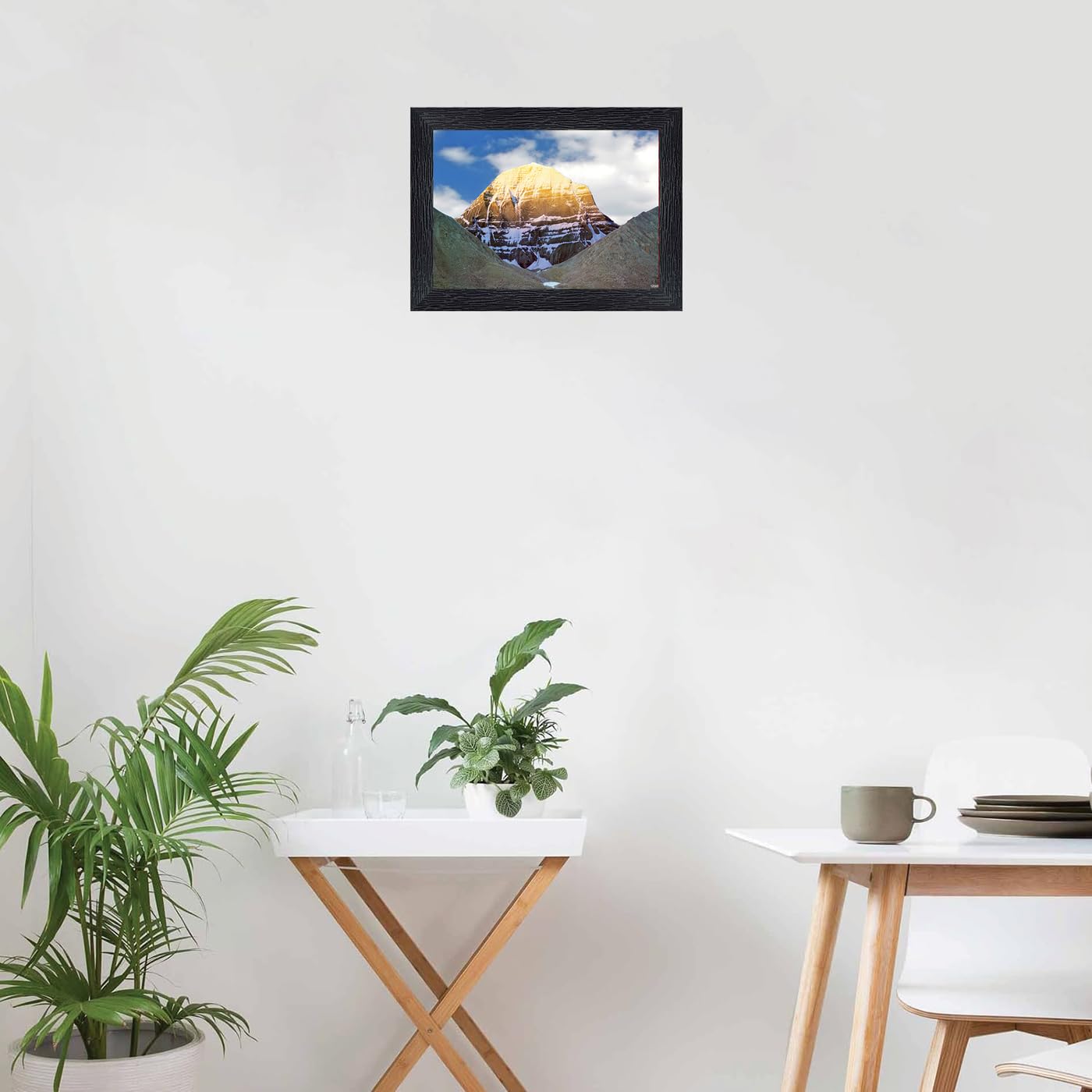 Poster n Frames PNF Adi Kailash Photo Frame|Bedroom, Living Room Walls|Acrylic Sheet For Gifts|Nature Scenery Photo Frame|Best Gifting Option (13858-12x18frame) 3