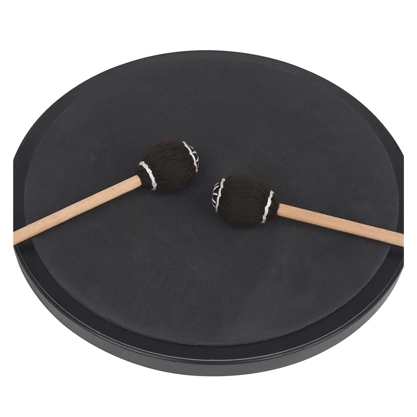 Baguettes de marimba 1 paire de maillets Marimba, accessoire Percussion, manche en érable, baguettes for Xylophone Glockenspiel cloches, pièces d'instruments musique(Brown)