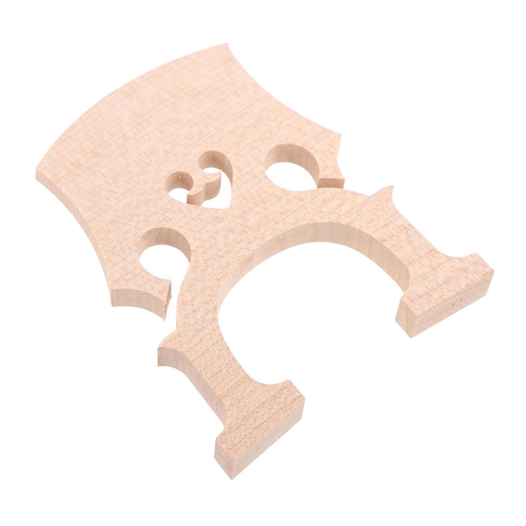 SUPVOX 4/1 Cello Instrument Part Wooden Bridge Maple Wood Practical Convenient for Violin Players