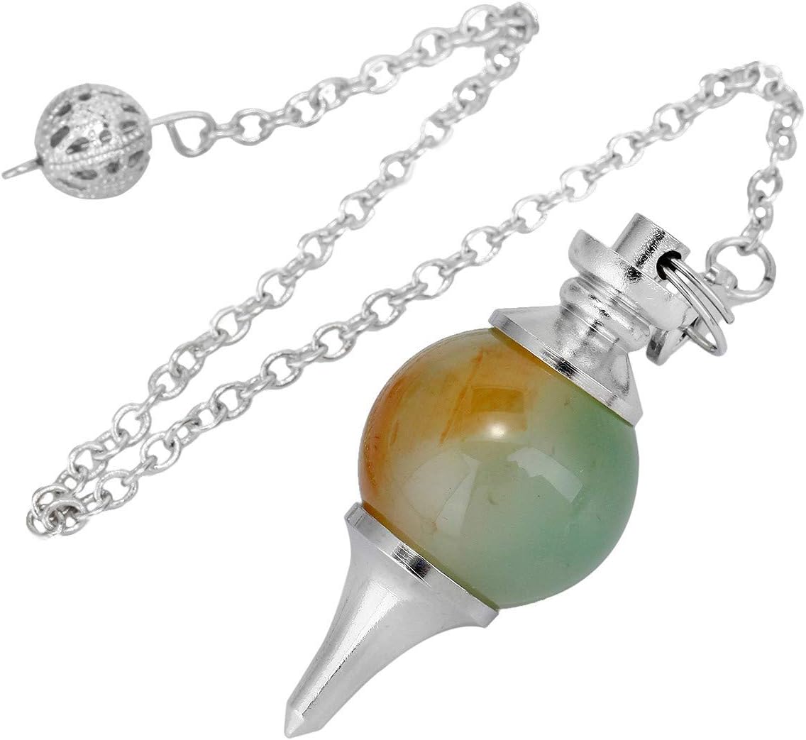 Rockcloud Stone Pendulum Dowsing Divitation Reiki Crystal Healing