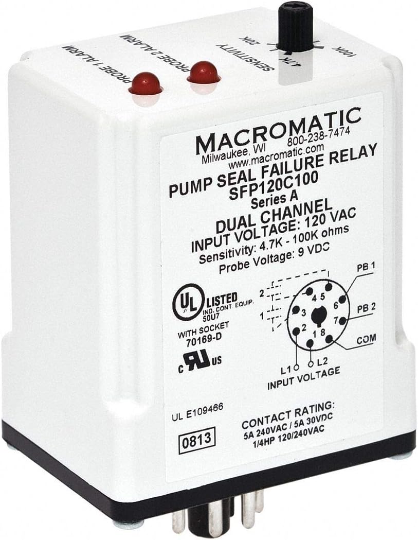 Macromatic Pump Seal Failure Relay - SFP120C100